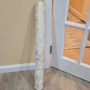 NEW CHRISTIAN DIOR White Floral Wrapping Paper!!